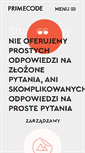 Mobile Screenshot of primecode.pl